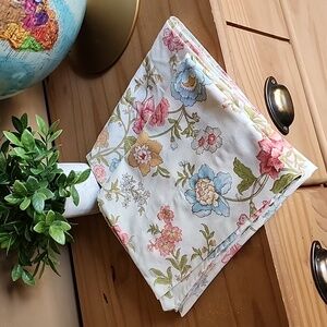 Vintage BIBB floral pillow shams set of 2